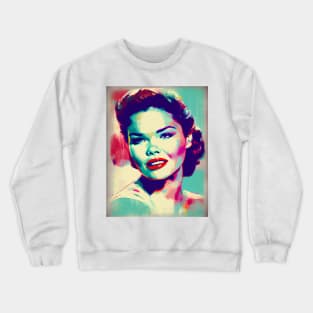 Modern woman in pop-art style Crewneck Sweatshirt